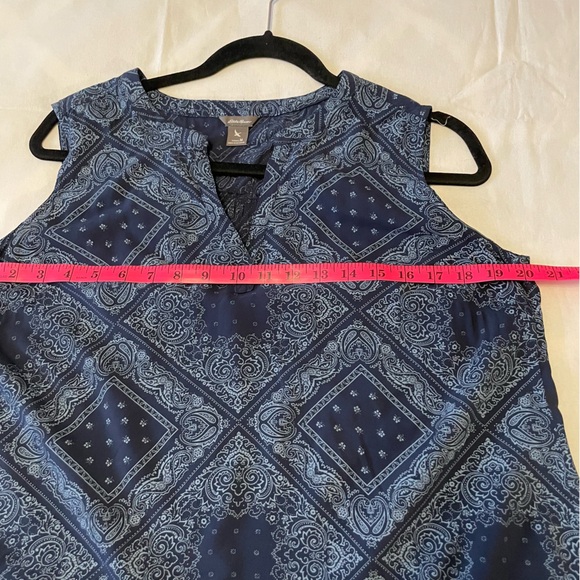 Eddie Bauer Women’s 100% Rayon Sleeveless Top Size Medium - Picture 9 of 11